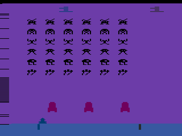 Space Invaders (PAL) — скриншот игры