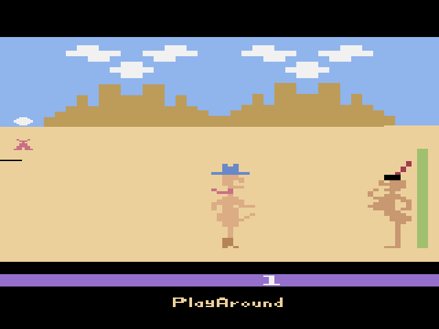 Westward Ho (AKA Custer's Revenge) — скриншот игры