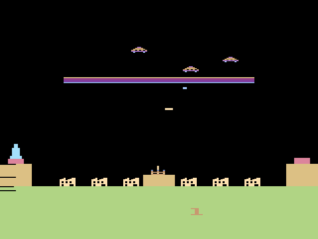 Raketen-Angriff — скриншот игры