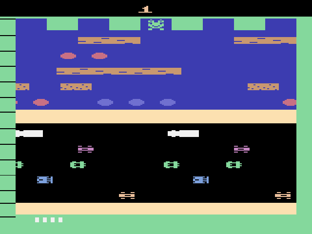 Smash Hit Pak - Frogger, Boxing, Seaquest, Skiing, Stampede — скриншот игры
