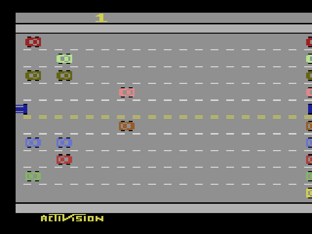 Bloody Human Freeway (Human Freeway, Splat!) (Freeway Beta) — game screenshot