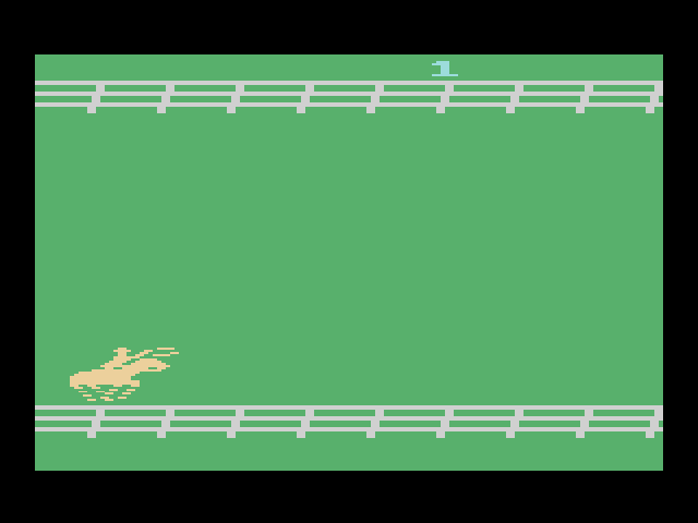 Super-Cowboy beim Rodeo (AKA Stampede) — game screenshot