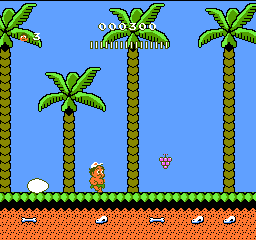 Adventure Island II (USA) — скриншот игры