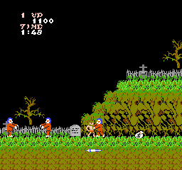Ghosts'n Goblins (USA) — скриншот игры