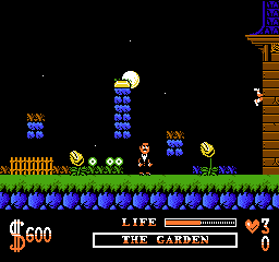 Addams Family, The (USA) — скриншот игры