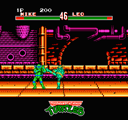 Teenage Mutant Ninja Turtles - Tournament Fighters (USA) — скриншот игры