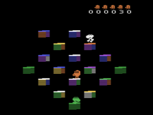 Q-bert's Qubes — game screenshot