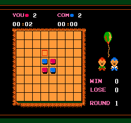 Othello (HES) — скриншот игры
