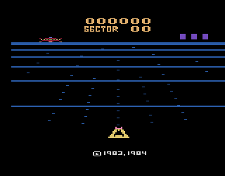 Beamrider — game screenshot