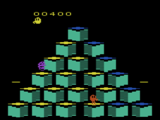 Q-bert — game screenshot