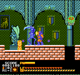 Astyanax (USA) — скриншот игры